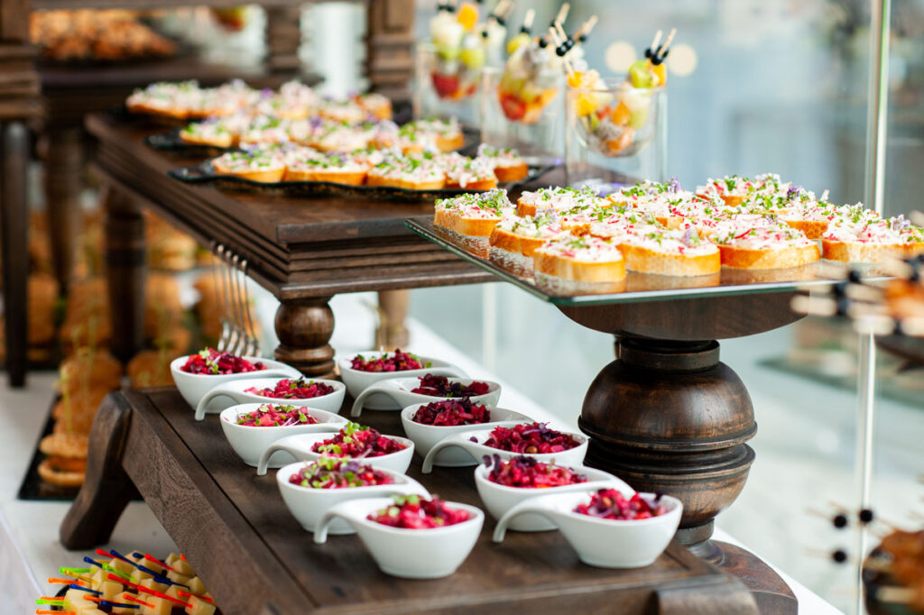 Russisches Catering Eventbuffet