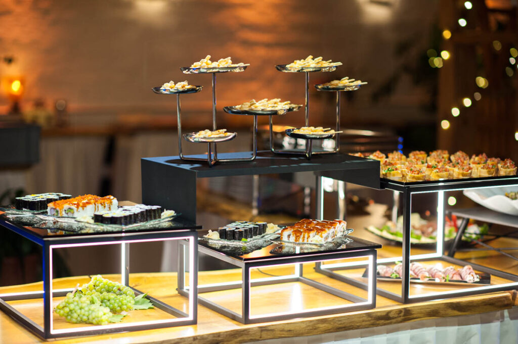 Russisches Catering Hochzeit Buffet