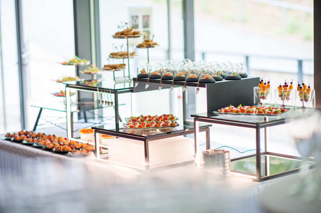 Russisches Catering Firmenevent Buffet