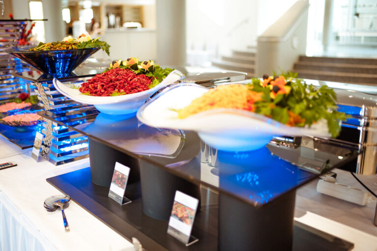Russisches Catering Firmenevent Buffet