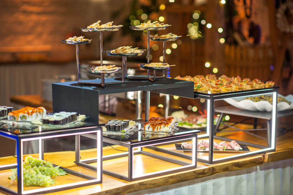 Russisches Catering Eventbuffet