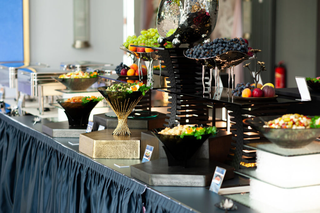 Russisches Catering Firmenevent Buffet