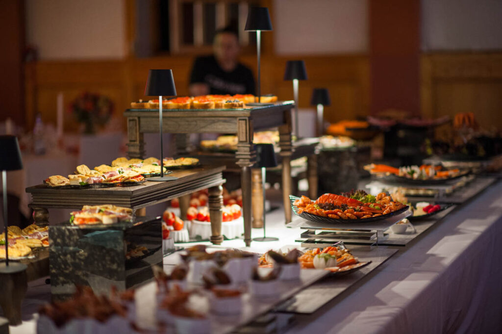 Russisches Catering Hochzeit Buffet