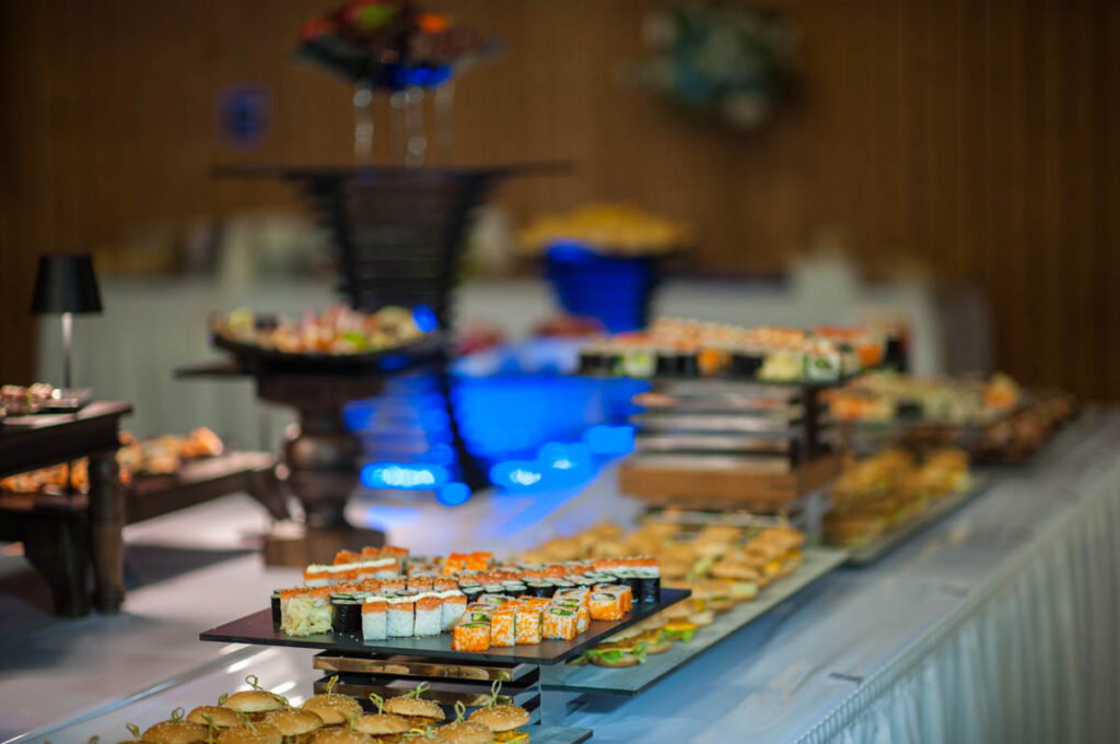 Russisches Catering Eventbuffet