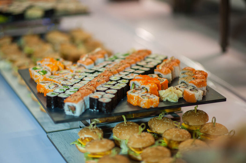 Russisches Catering Eventbuffet