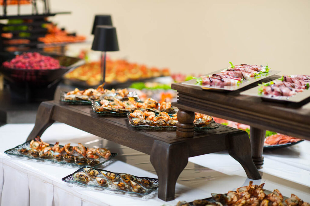 Russisches Catering Luxusbuffet