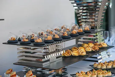 Sektempfang mit Fingerfood und russischem Catering-Service